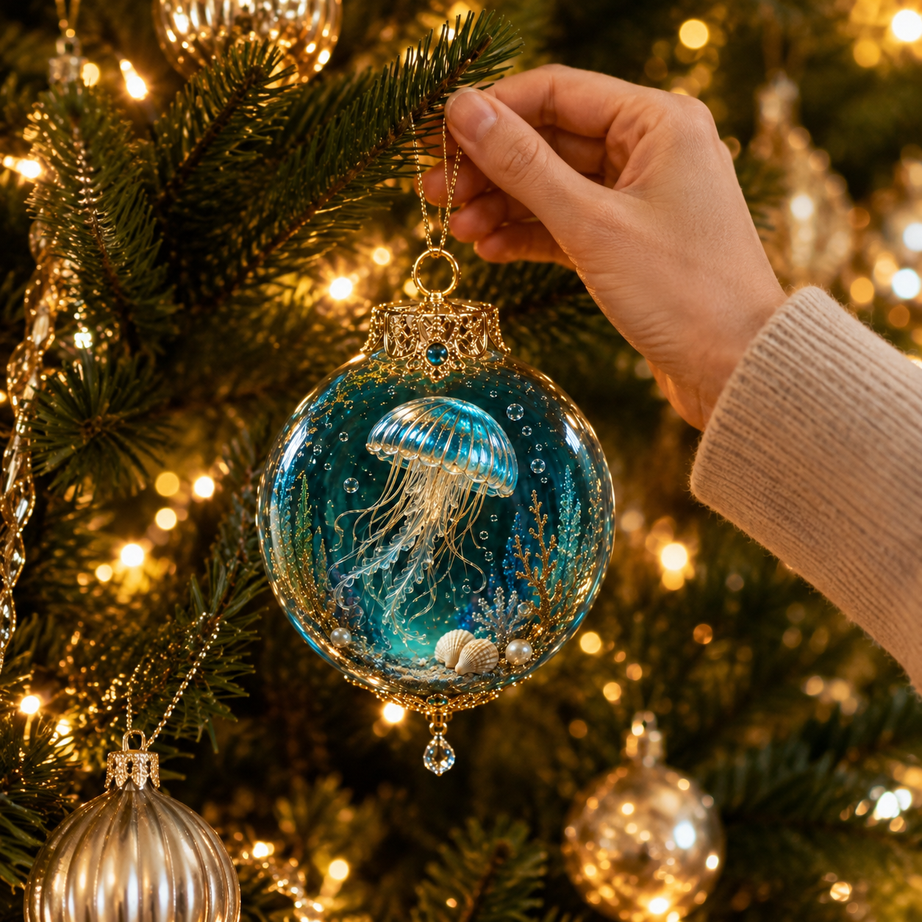 Ocean Wonders Christmas Ornament Collection