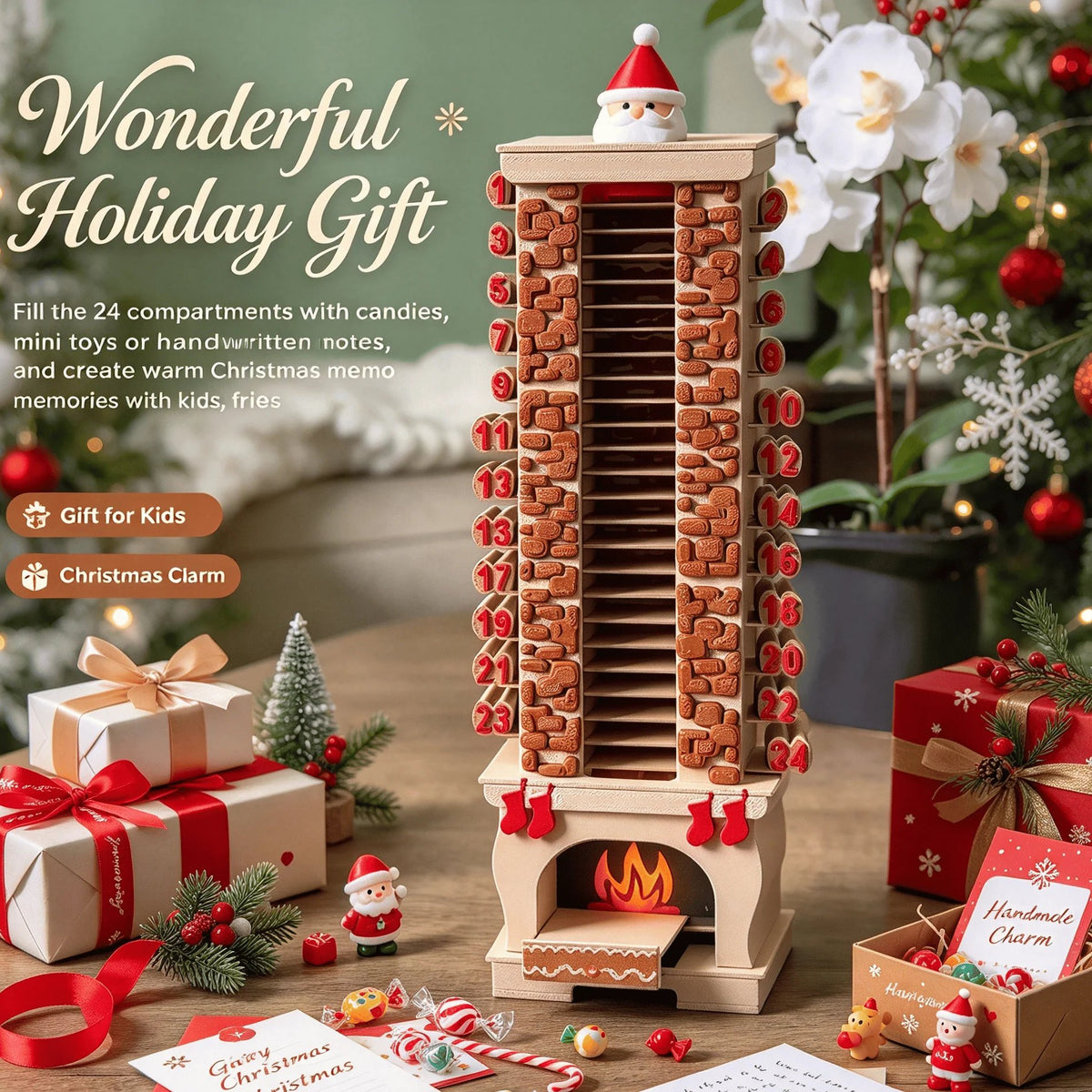 Christmas Advent Calendar 24 Days Countdown