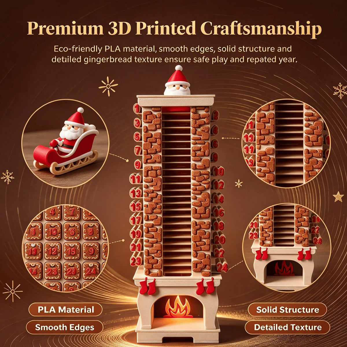 Christmas Advent Calendar 24 Days Countdown