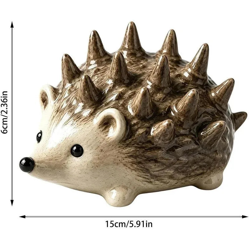 Cute Resin Hedgehog Ring & Trinket Holder