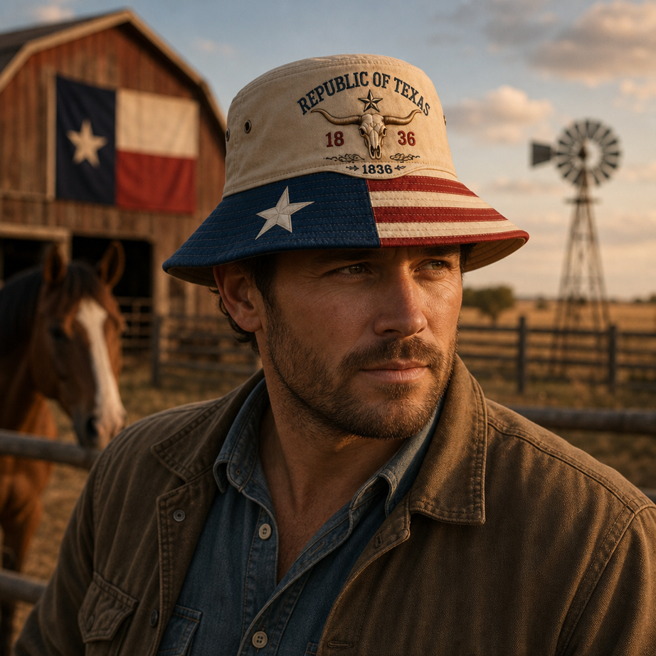 Republic of Texas 1836 Bucket Hat