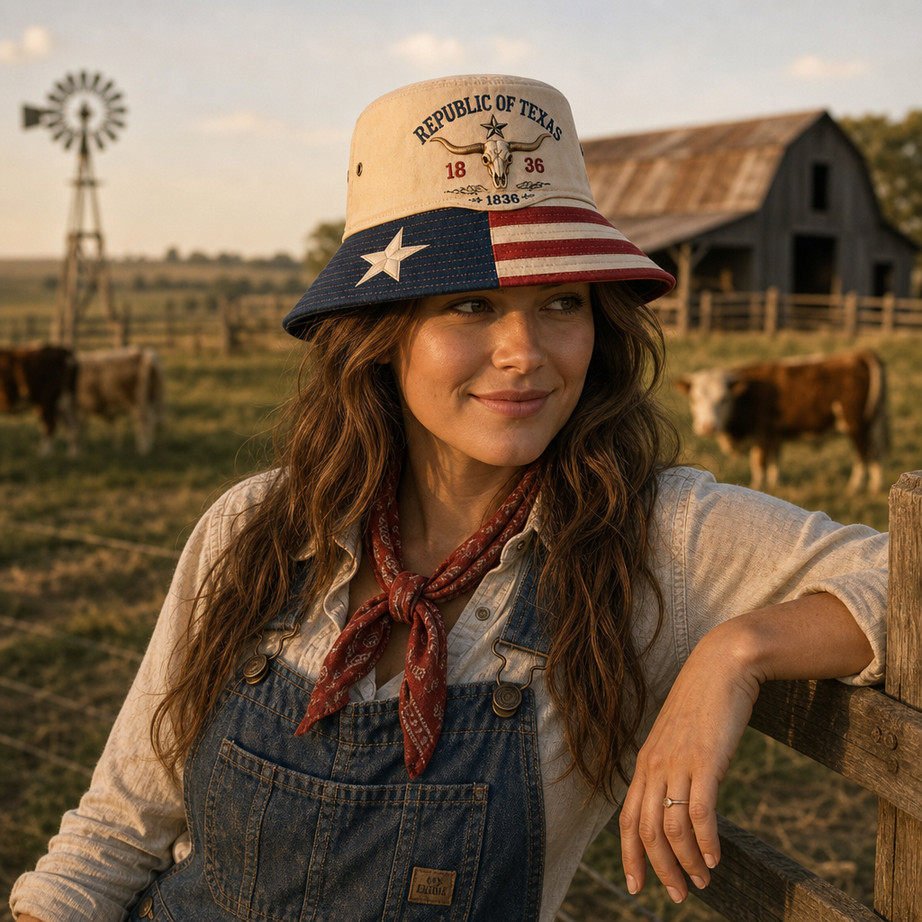 Republic of Texas 1836 Bucket Hat