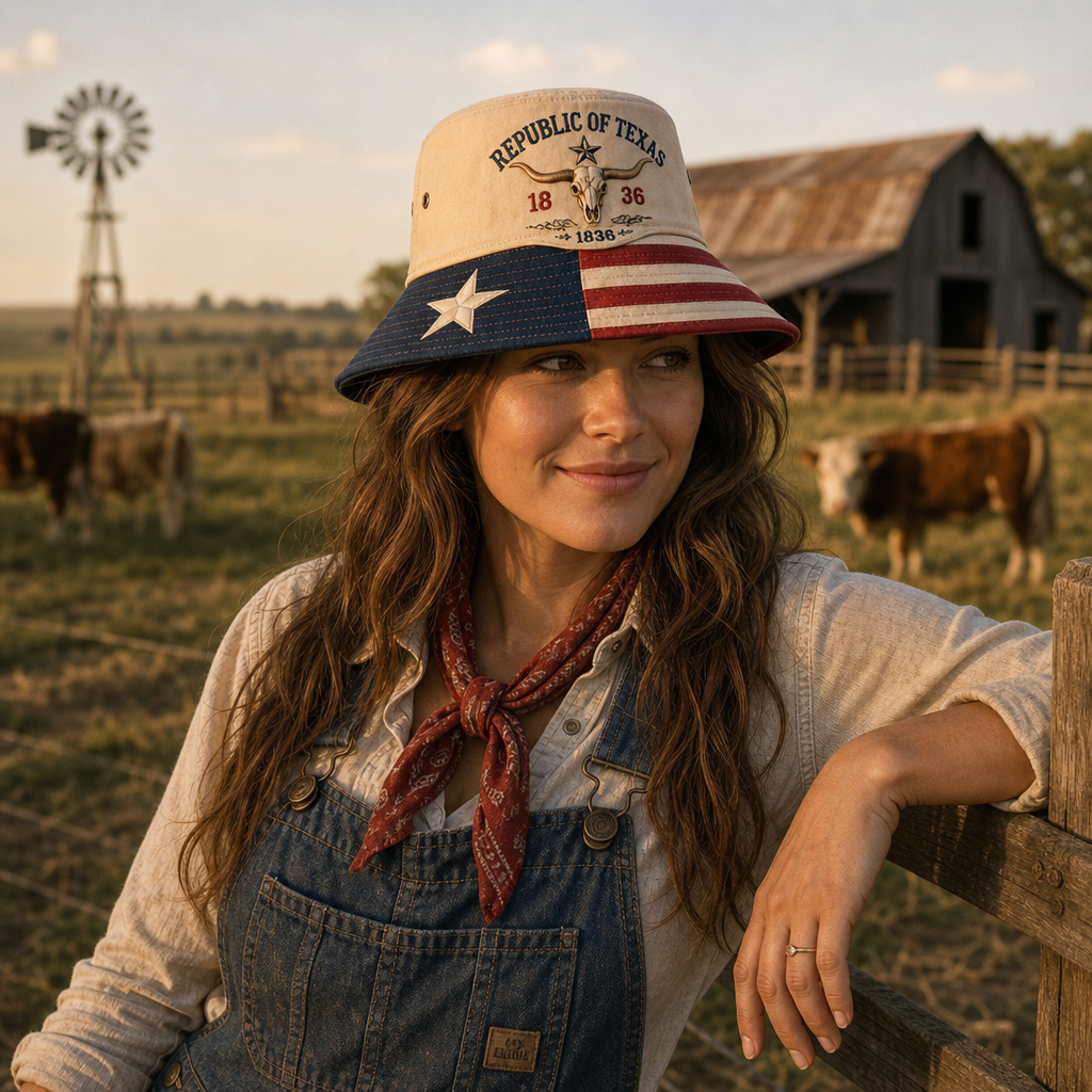 Republic of Texas 1836 Bucket Hat
