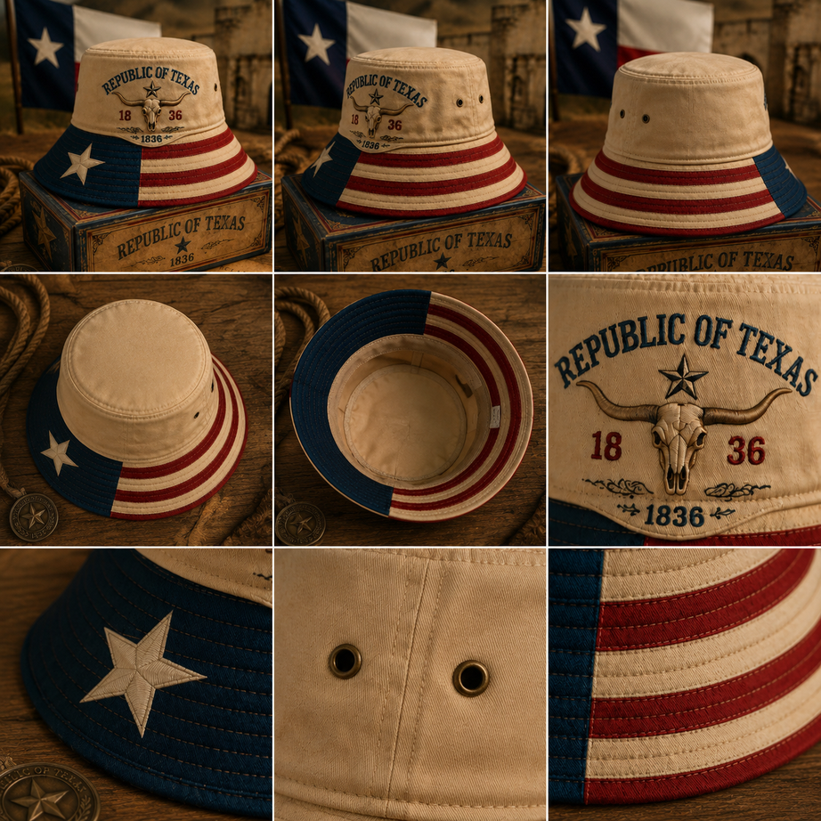 Republic of Texas 1836 Bucket Hat