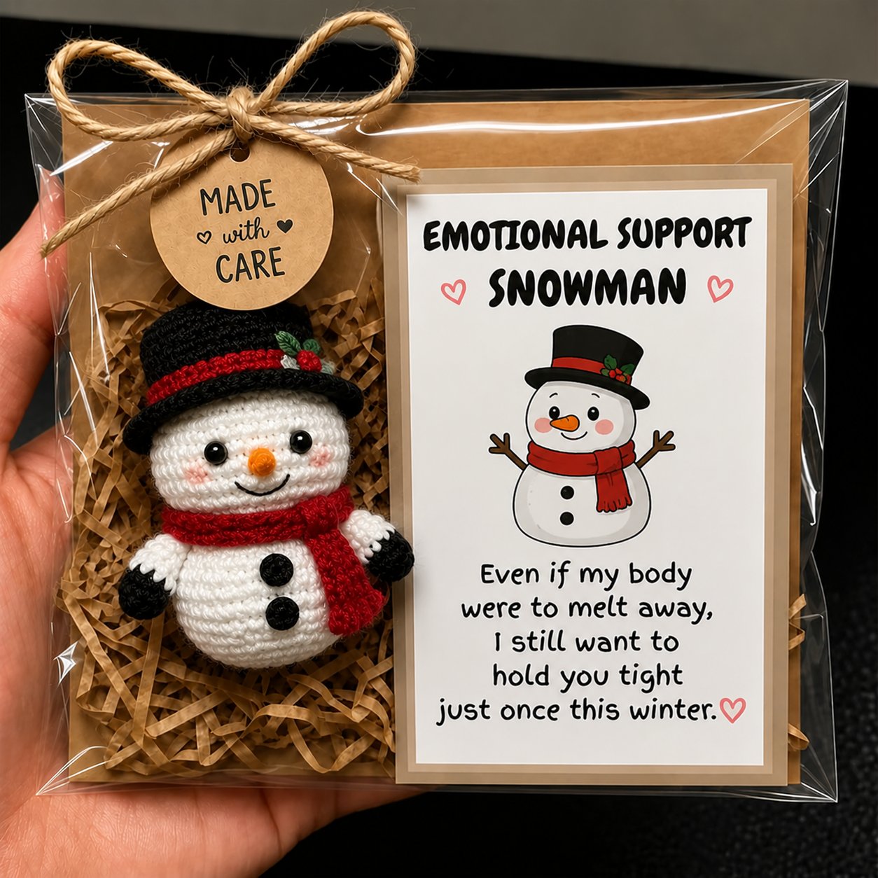 Handmade Christmas Therapy Plush Crew