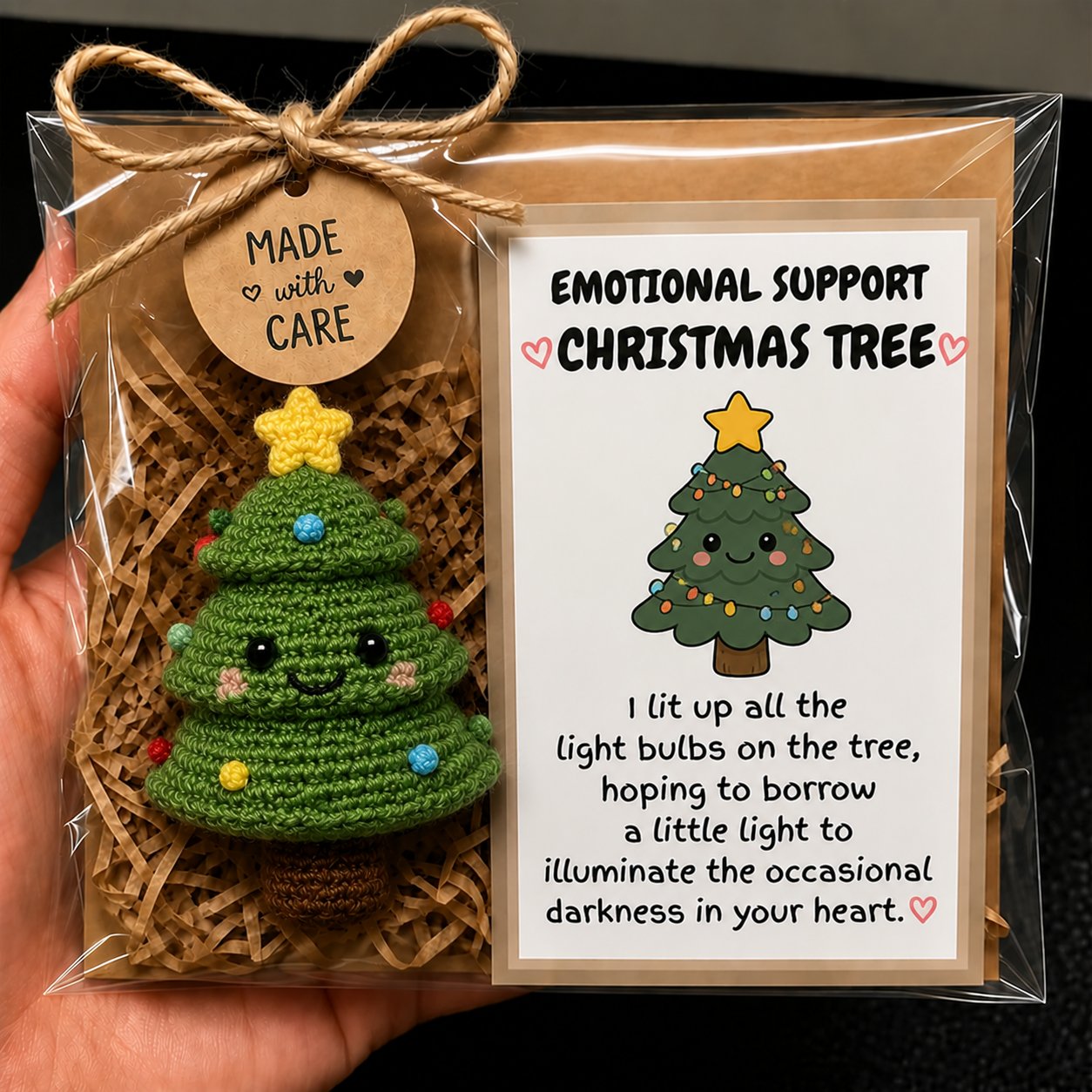 Handmade Christmas Therapy Plush Crew