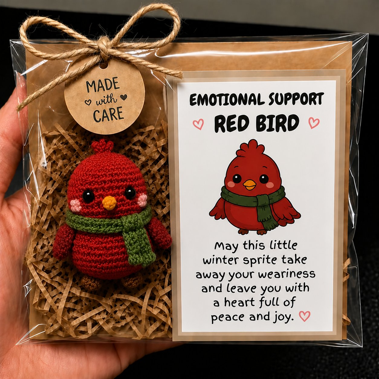 Handmade Christmas Therapy Plush Crew