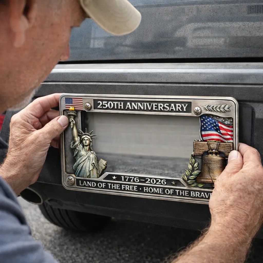 250th Anniversary Commemorative License Plate Frame