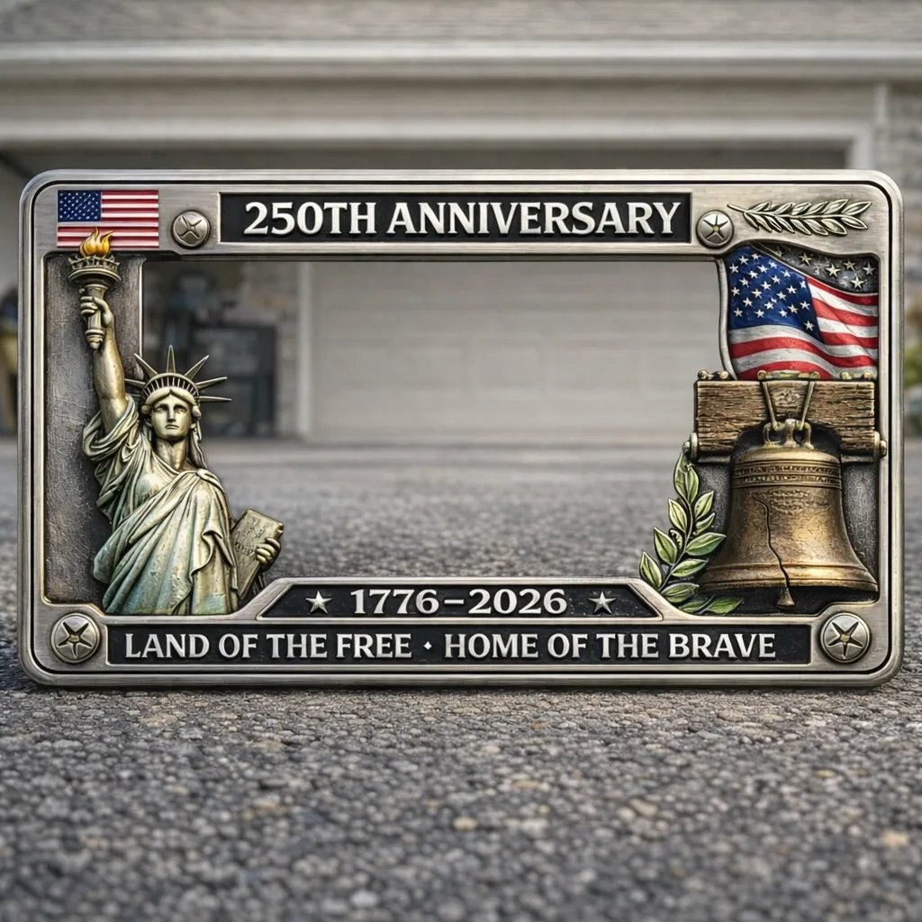 250th Anniversary Commemorative License Plate Frame