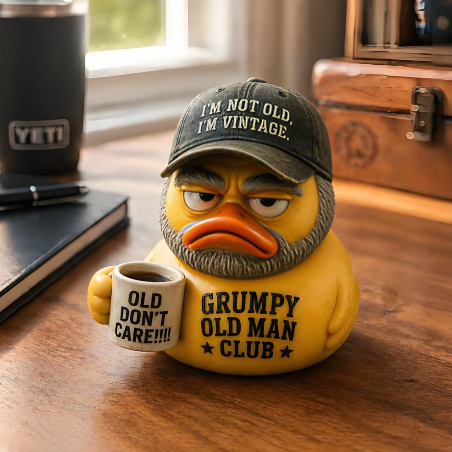 Grumpy Old Man Club Duck