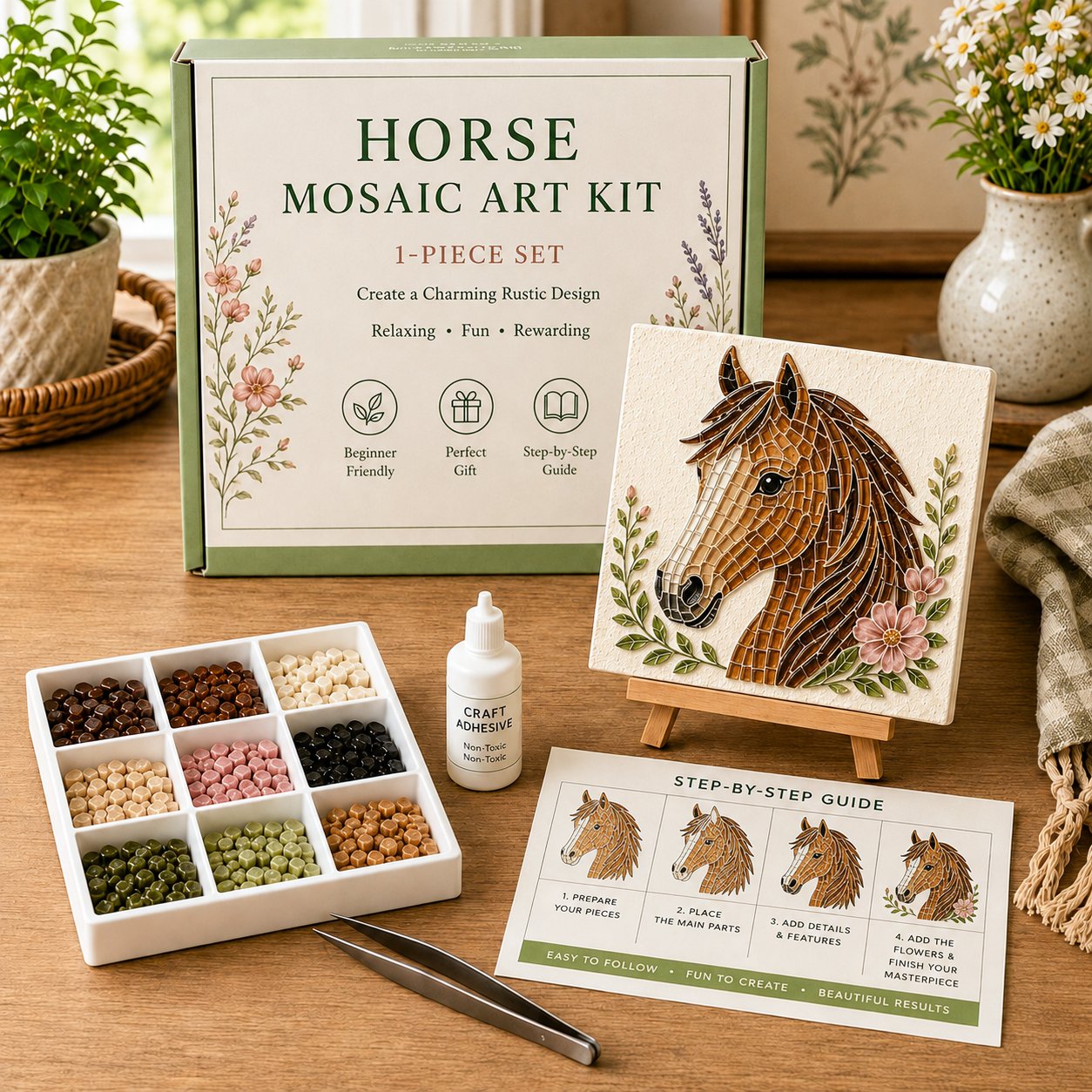 Woodland Mosaic Art Diy Kit