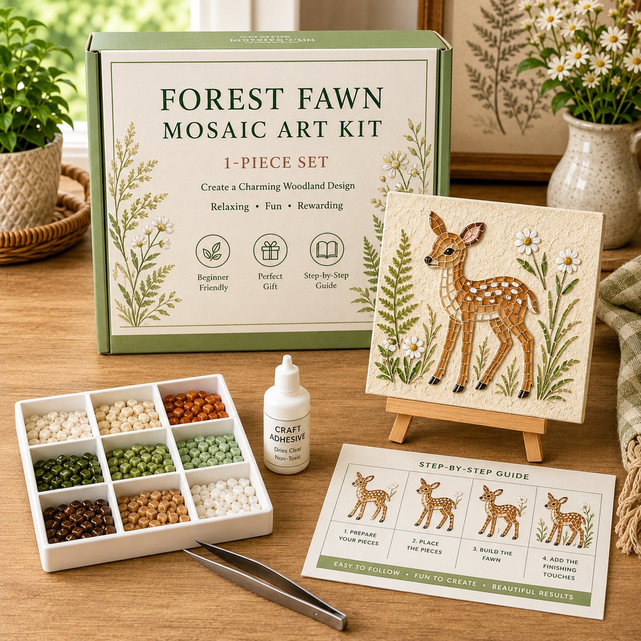 Woodland Mosaic Art Diy Kit
