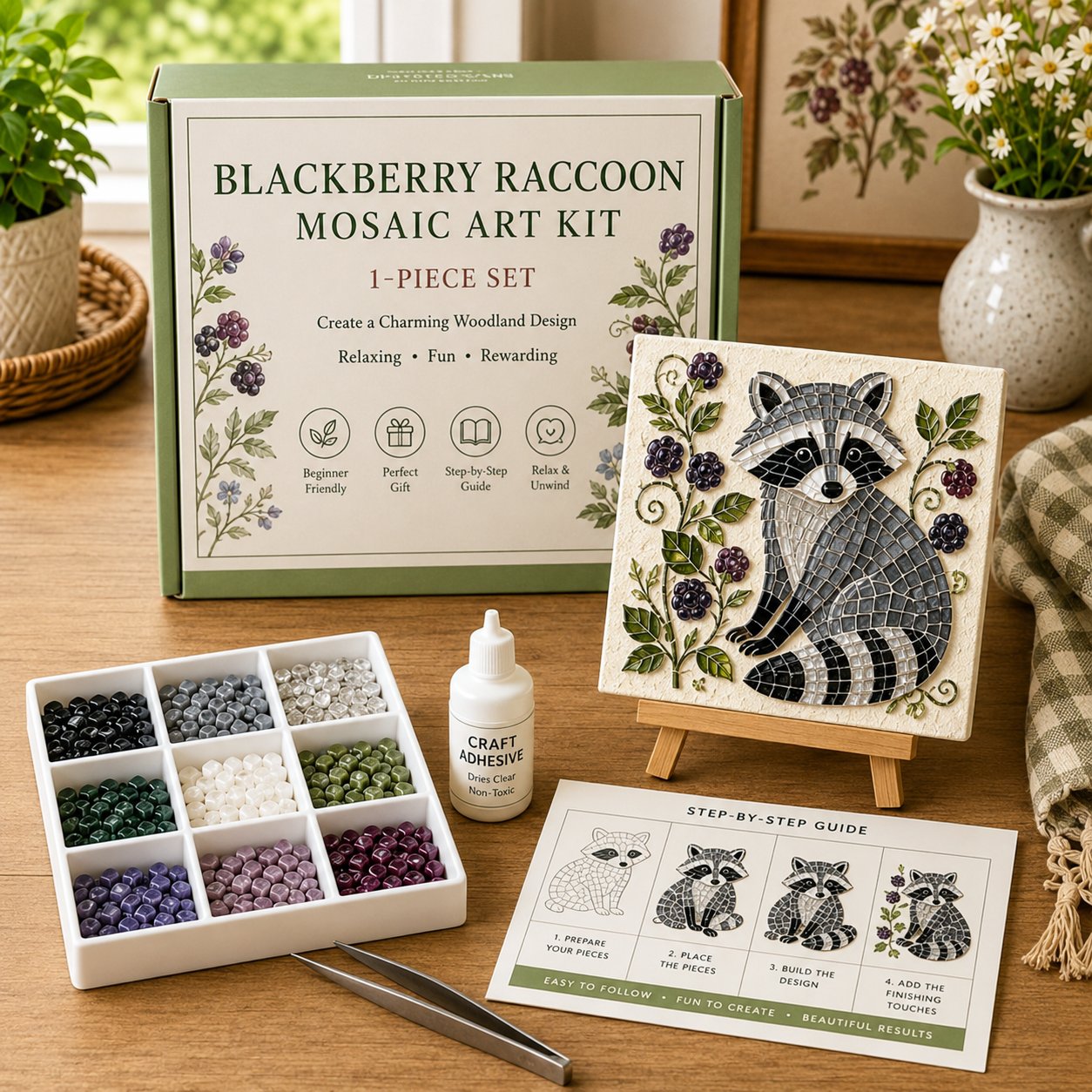 Woodland Mosaic Art Diy Kit