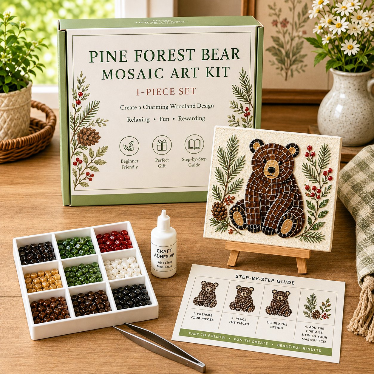 Woodland Mosaic Art Diy Kit