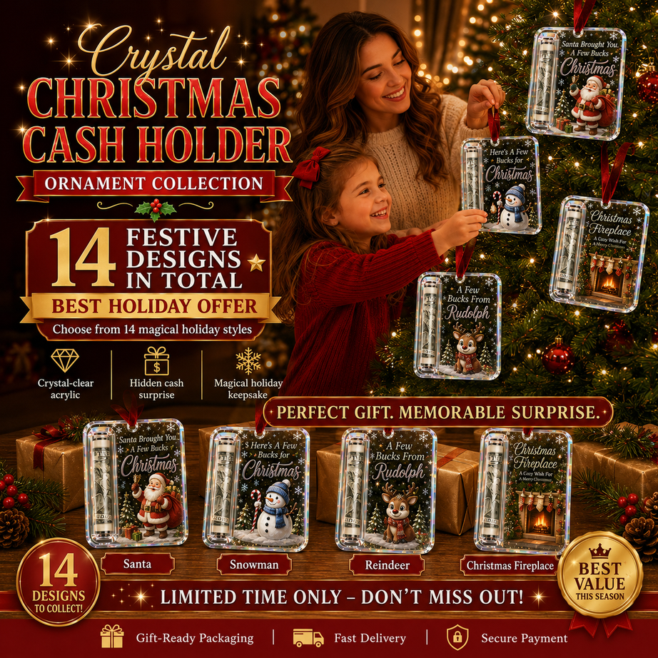 Christmas Cash Gift Ornament- Make Cash Feel Like A Real Christmas Gift