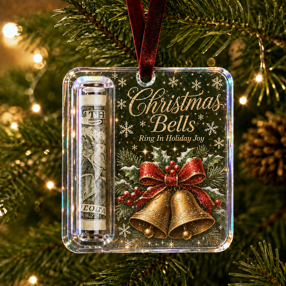 Christmas Cash Gift Ornament- Make Cash Feel Like A Real Christmas Gift