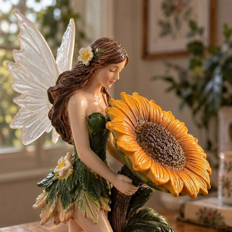 Enchanted Sunflower Fairy Lamp