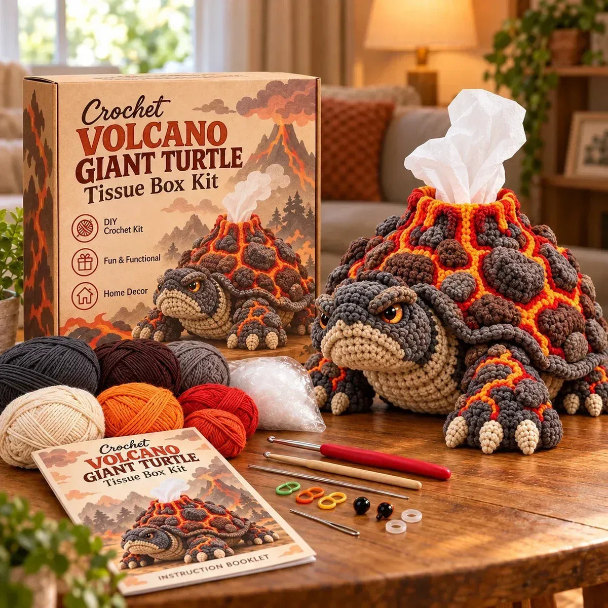 Fantasy Crochet Tissue Box Cover DIY Kit