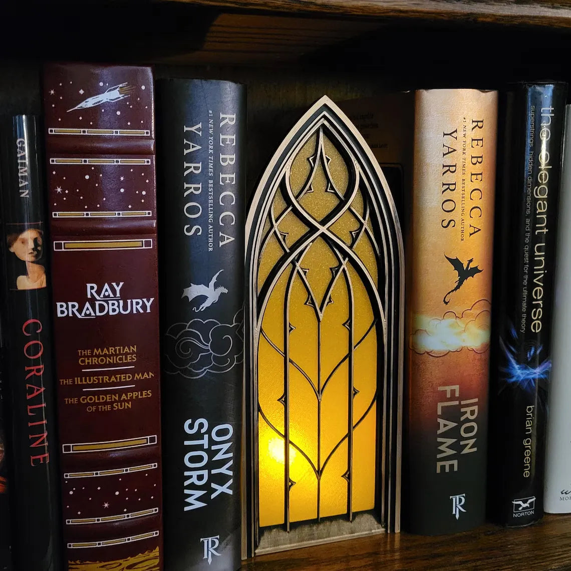 Fantasy Window Book Nook with LED Light