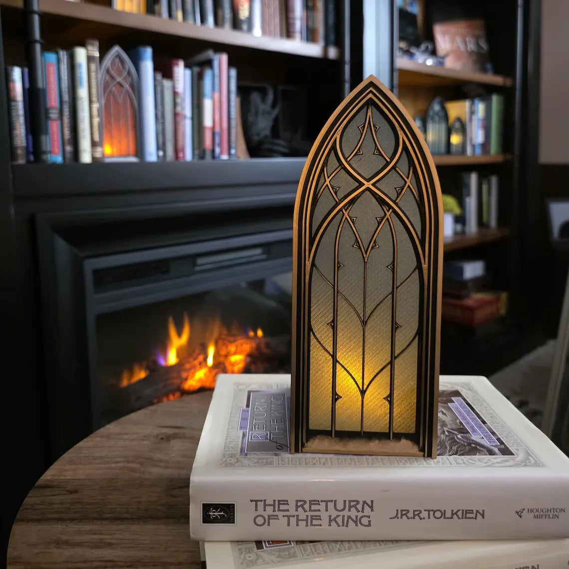 Fantasy Window Book Nook with LED Light