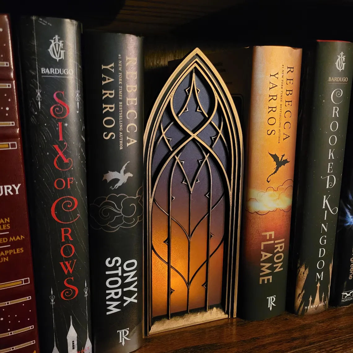 Fantasy Window Book Nook with LED Light