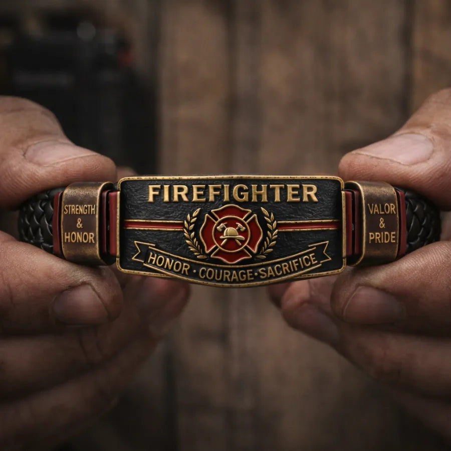 Firefighter Honor Bracelet – A Tribute to Courage & Sacrifice