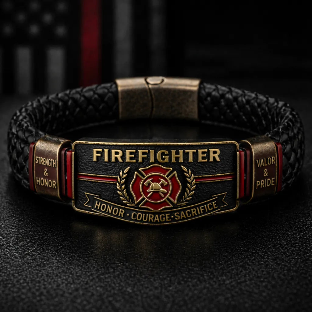 Firefighter Honor Bracelet – A Tribute to Courage & Sacrifice