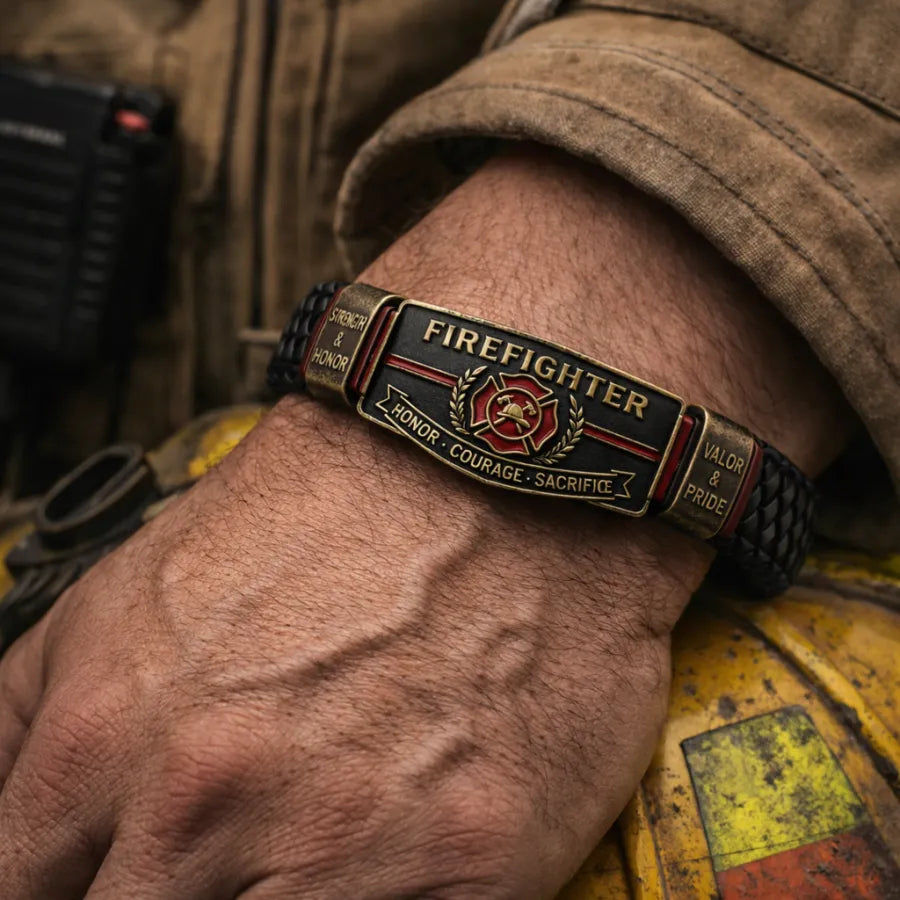 Firefighter Honor Bracelet – A Tribute to Courage & Sacrifice