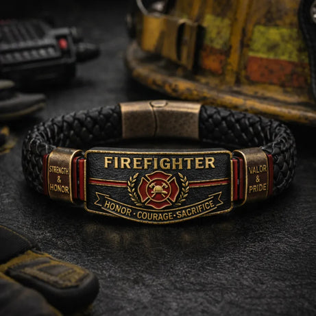 Firefighter Honor Bracelet – A Tribute to Courage & Sacrifice