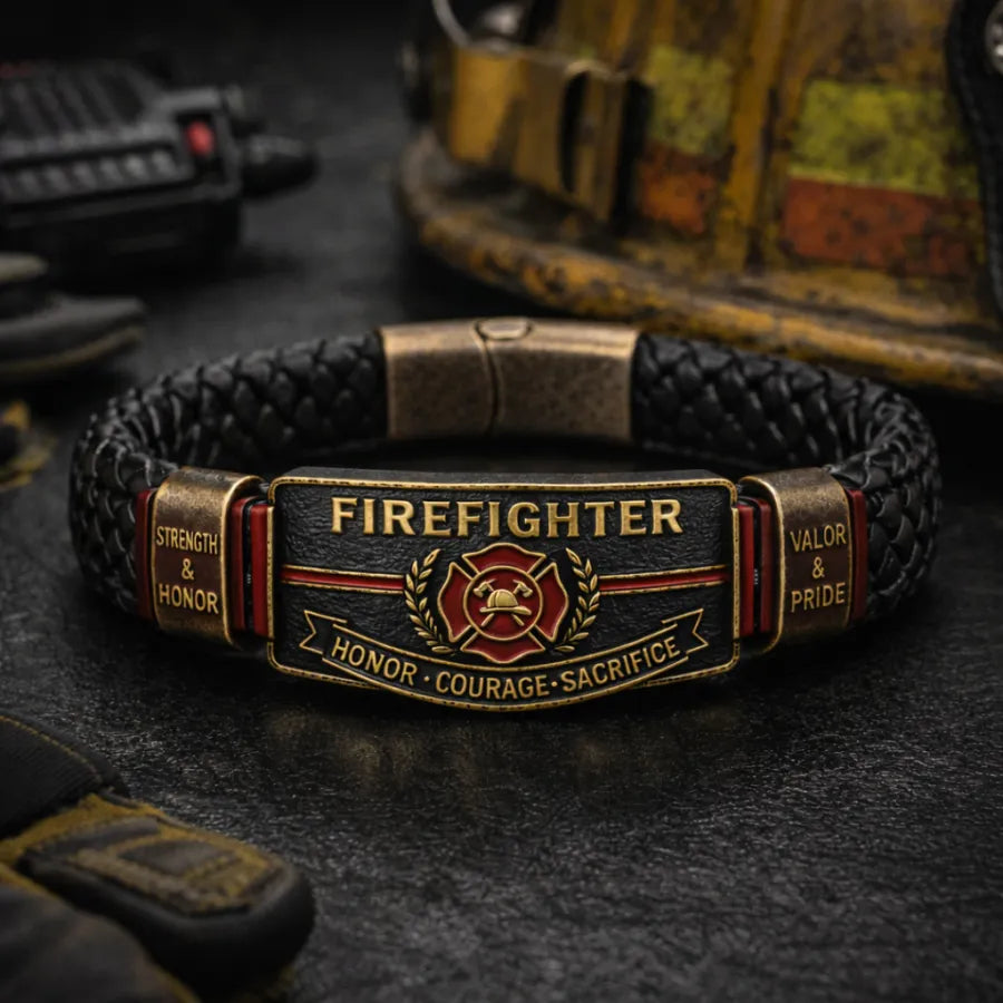 Firefighter Honor Bracelet – A Tribute to Courage & Sacrifice