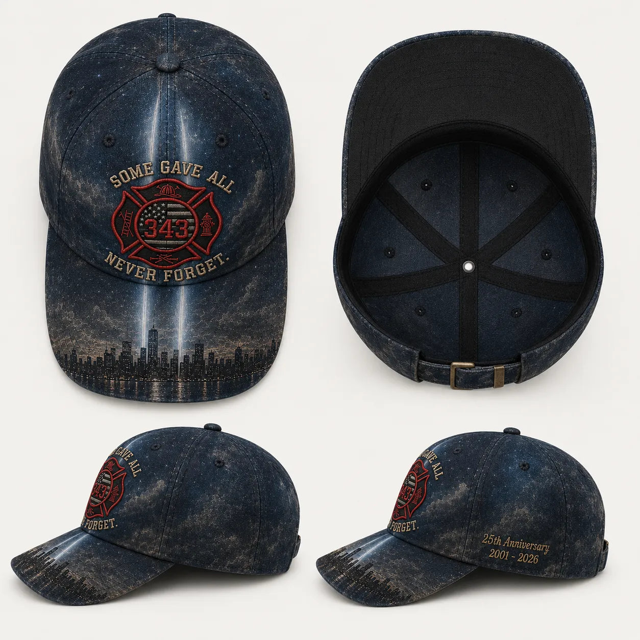 Never Forget 343 Memorial Cap