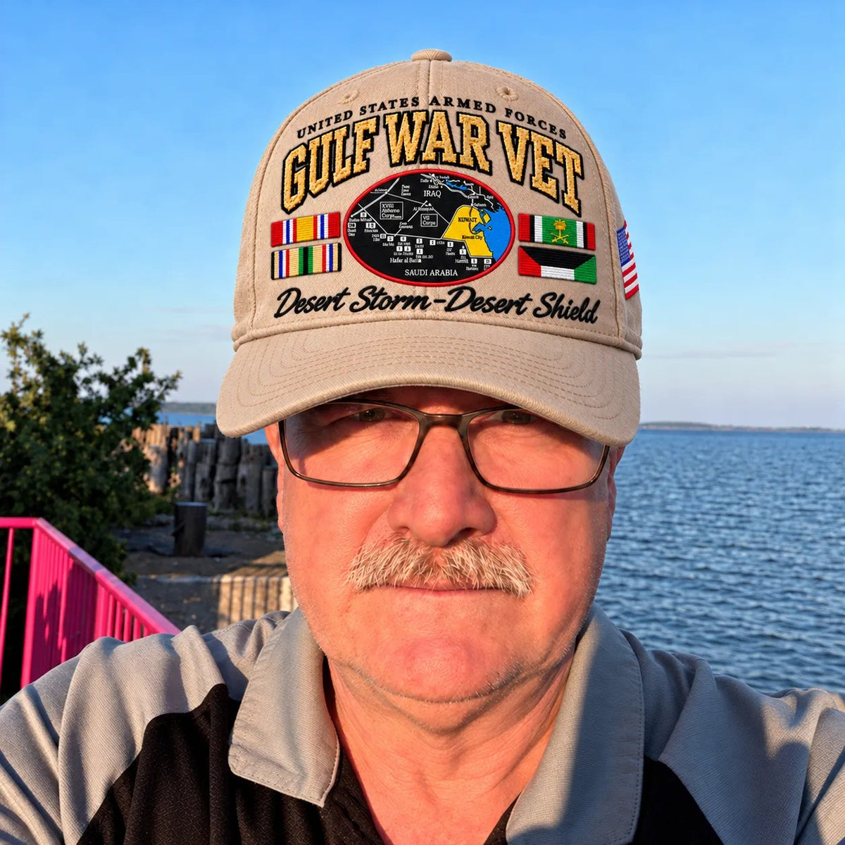 Gulf War Veteran Tribute Cap – Operation Desert Storm 1990–1991