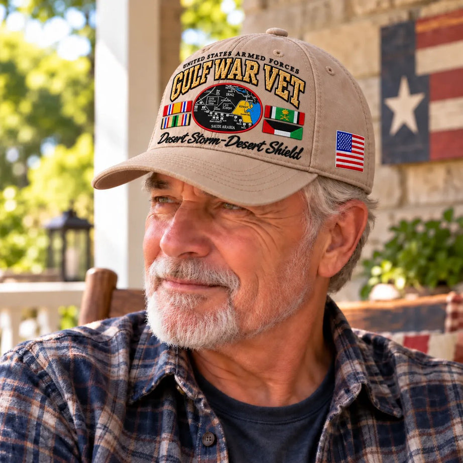 Gulf War Veteran Tribute Cap – Operation Desert Storm 1990–1991