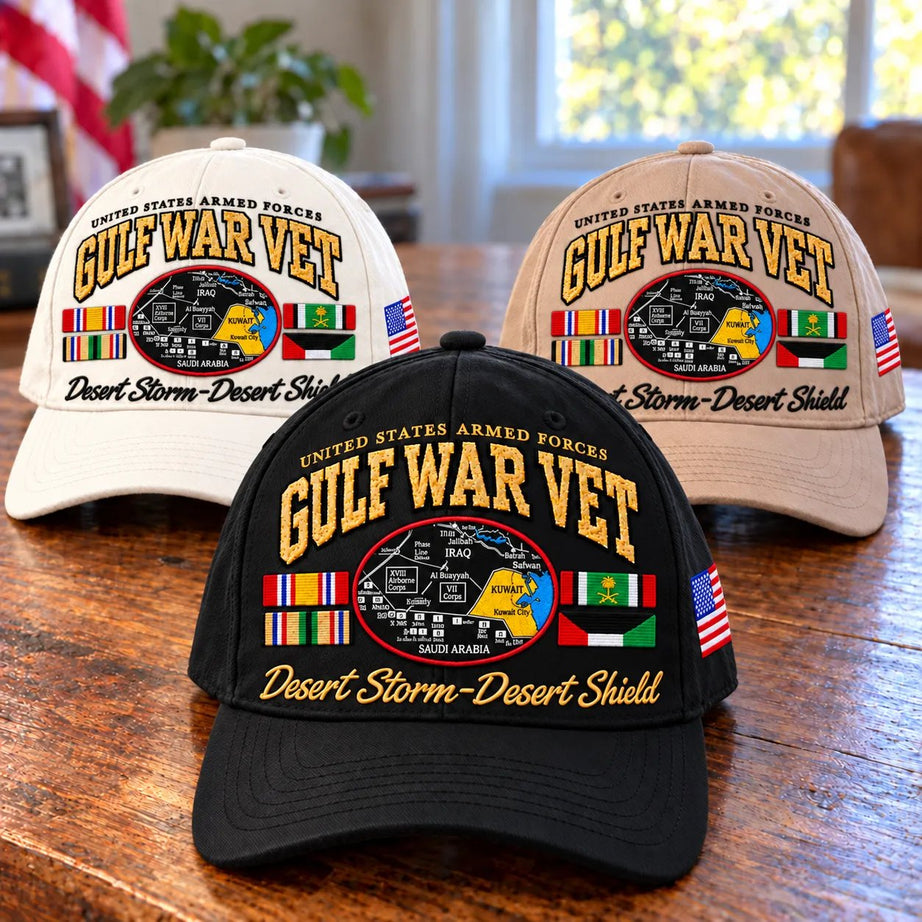 Gulf War Veteran Tribute Cap – Operation Desert Storm 1990–1991