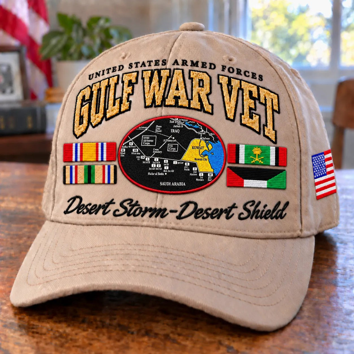 Gulf War Veteran Tribute Cap – Operation Desert Storm 1990–1991