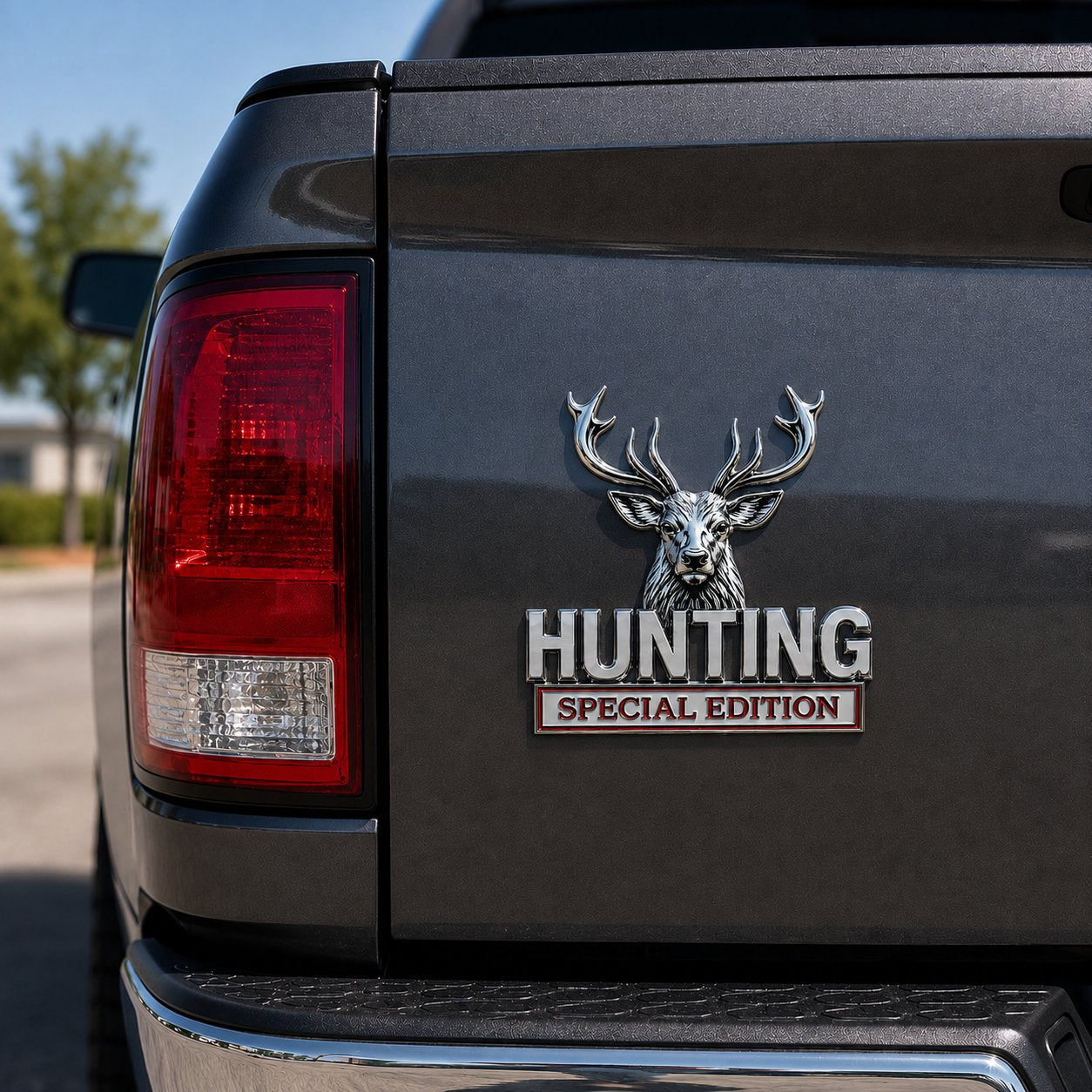 HUNTING Special Edition Emblem –3D Metal Car Badge For Hunting Enthusiast