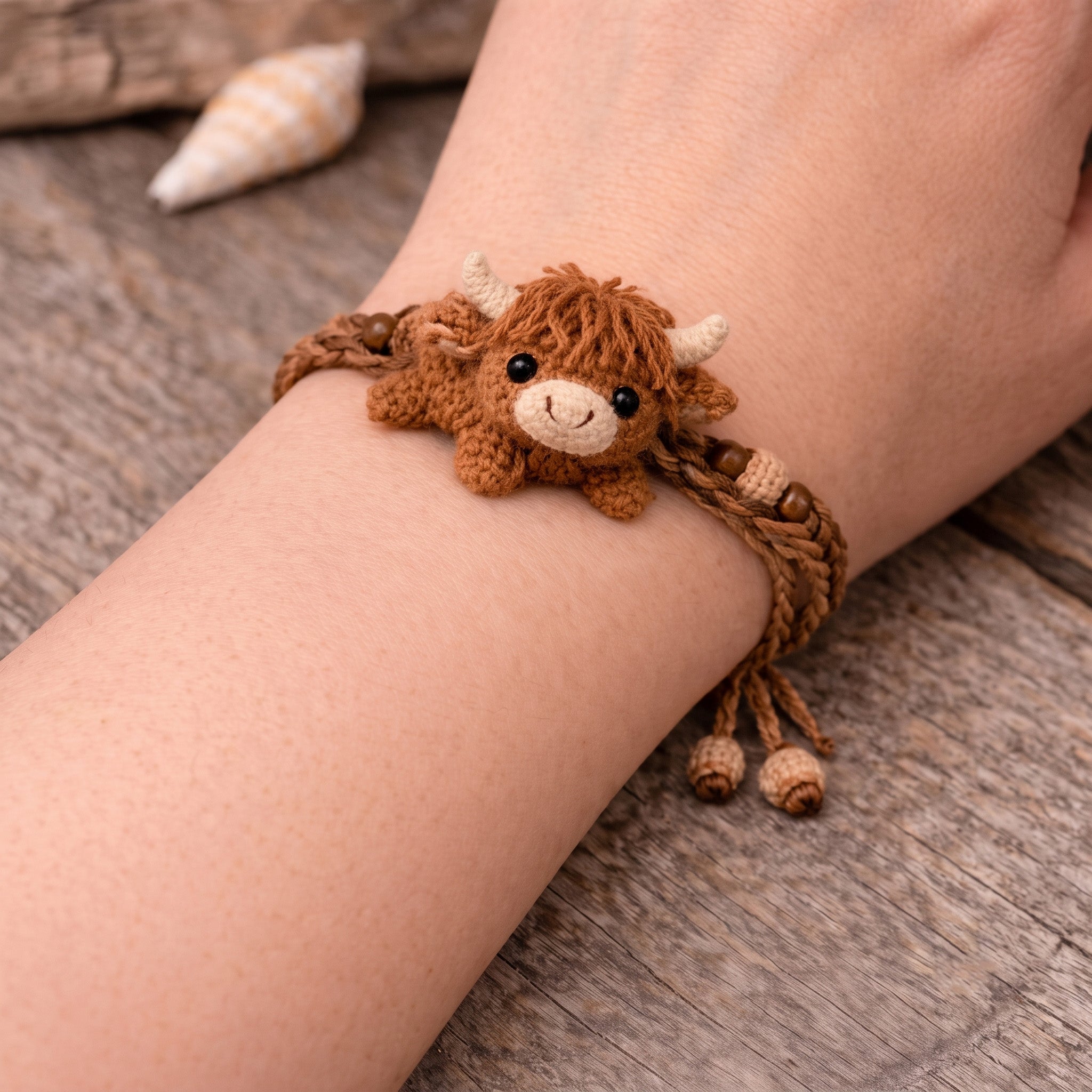 Handmade Crochet Animal Braided Bracelet