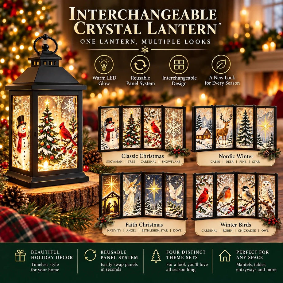 Interchangeable Crystal Lantern