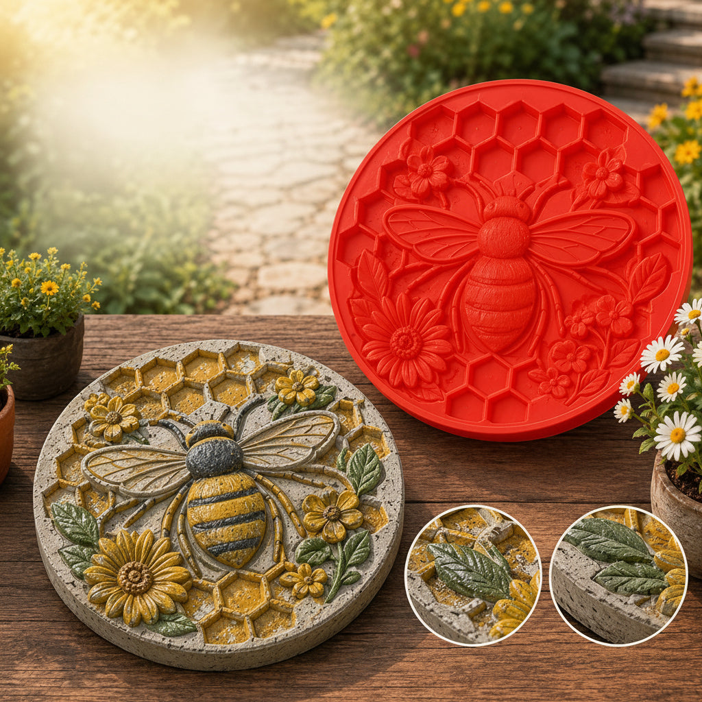 Reusable Sunflower Stepping Stone Mold