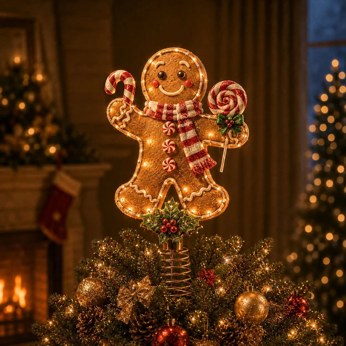 Lighted Christmas Tree Topper Collection