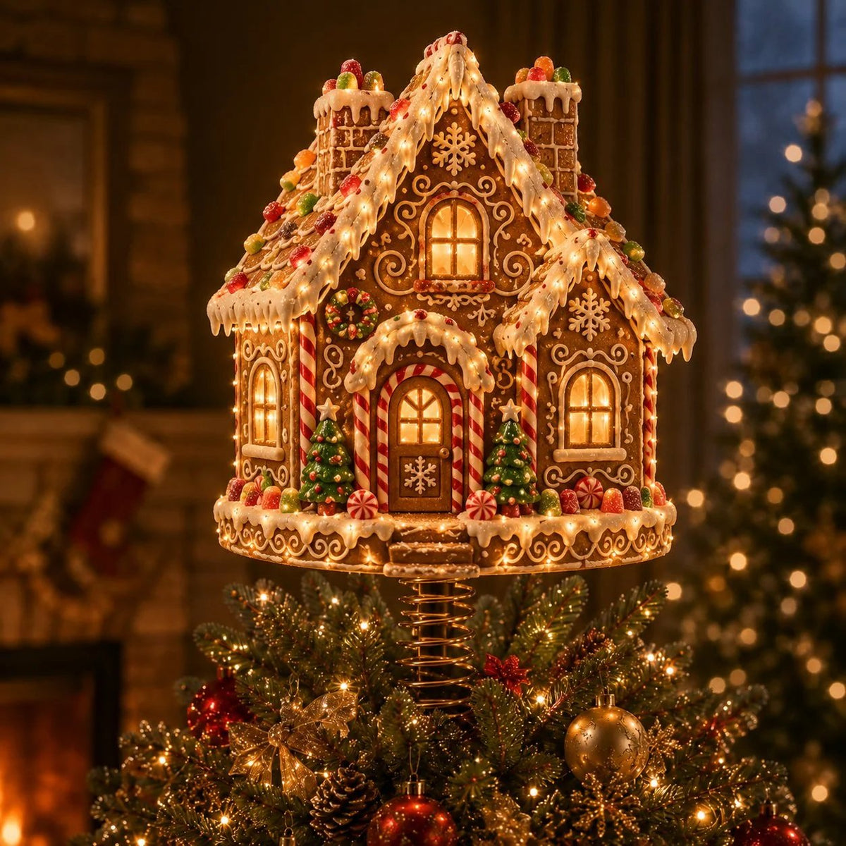 Lighted Christmas Tree Topper Collection