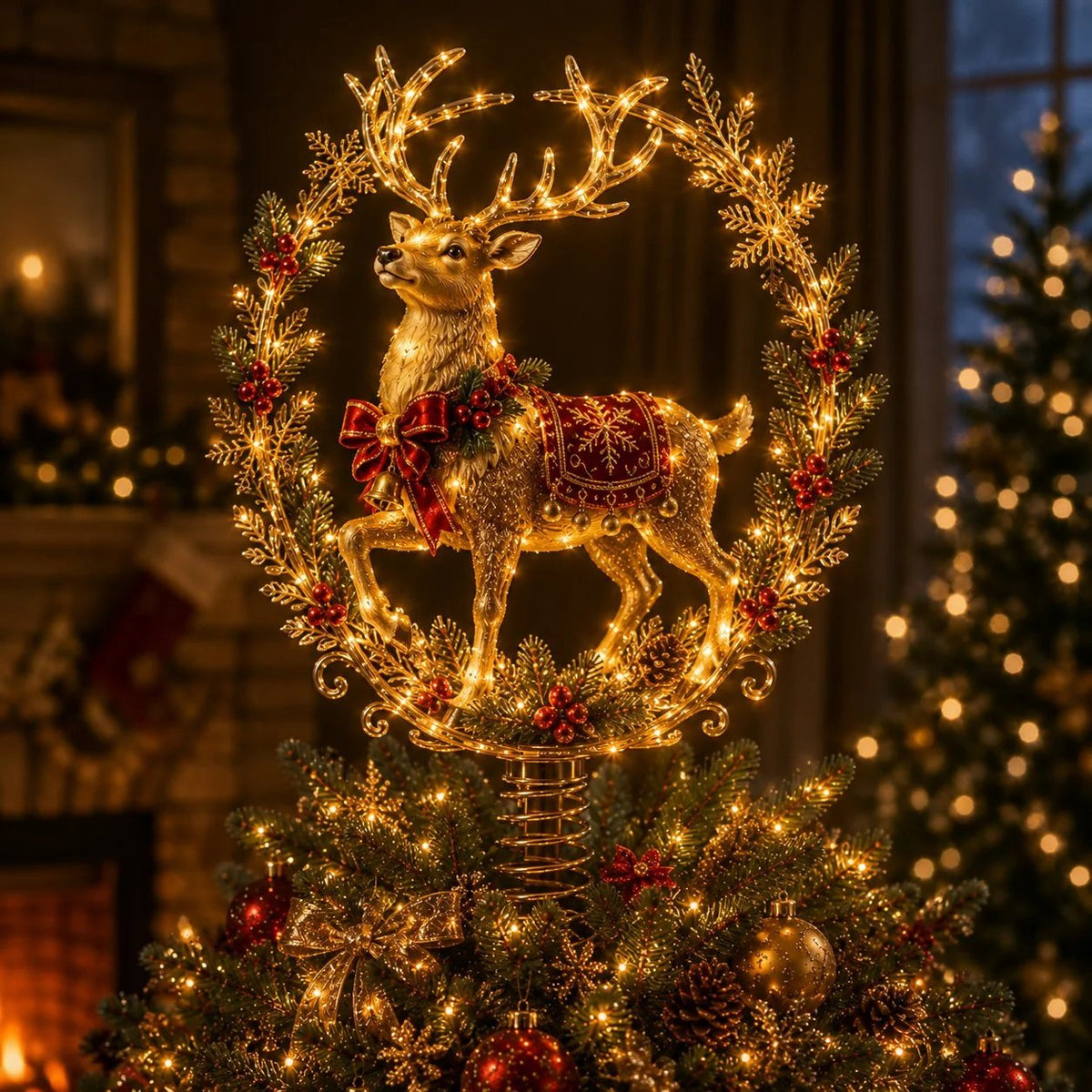 Lighted Christmas Tree Topper Collection