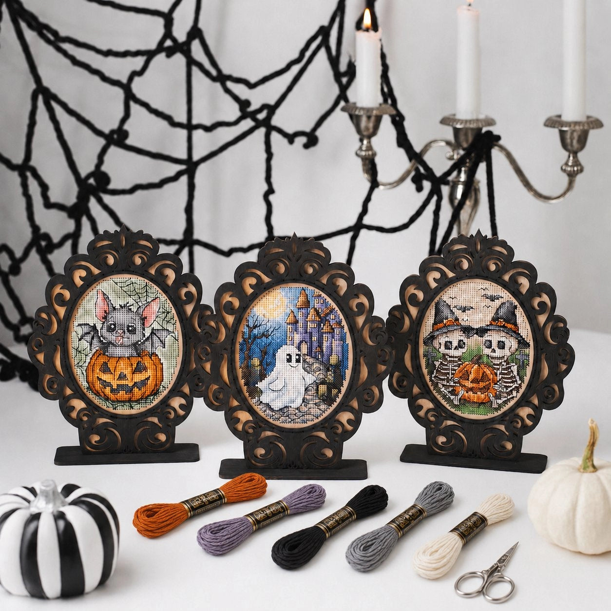 Halloween Frame Cross Stitch KIT