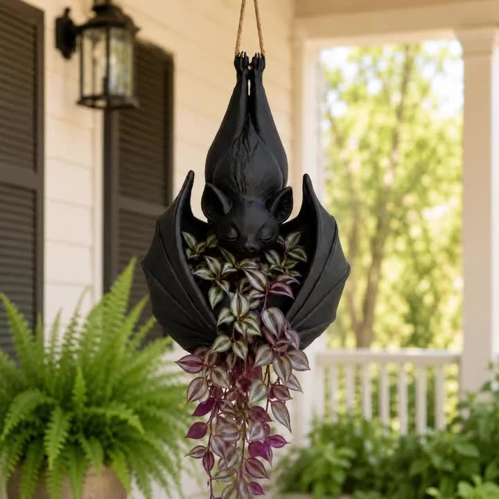 Hanging Bat Plant Pot
