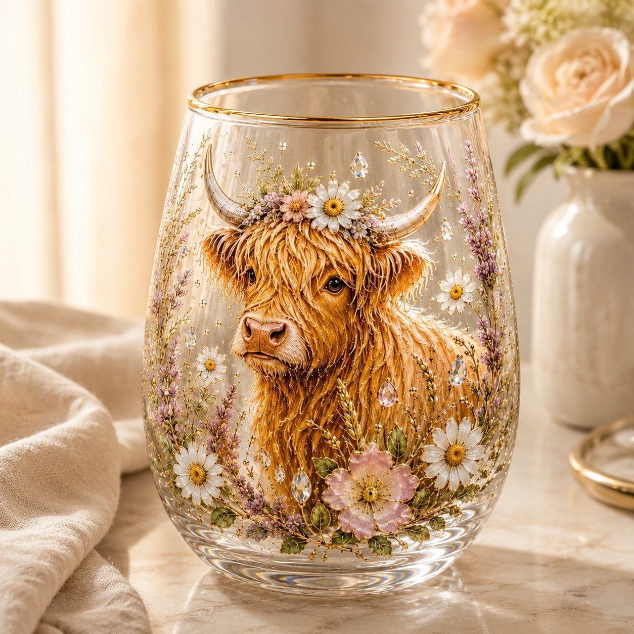 Limited Edition 2026 Highland Garden Glass Tea Cup