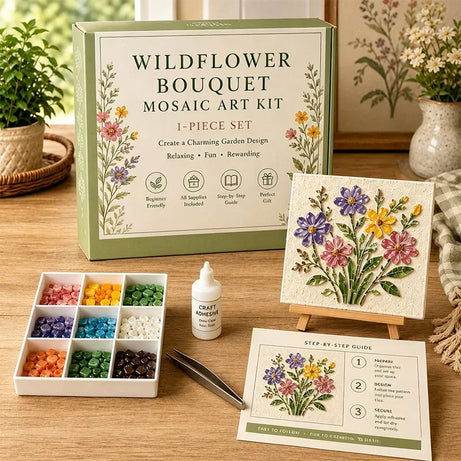 Cottage Garden Mosaic DIY Kit – Create Your Own Masterpiece