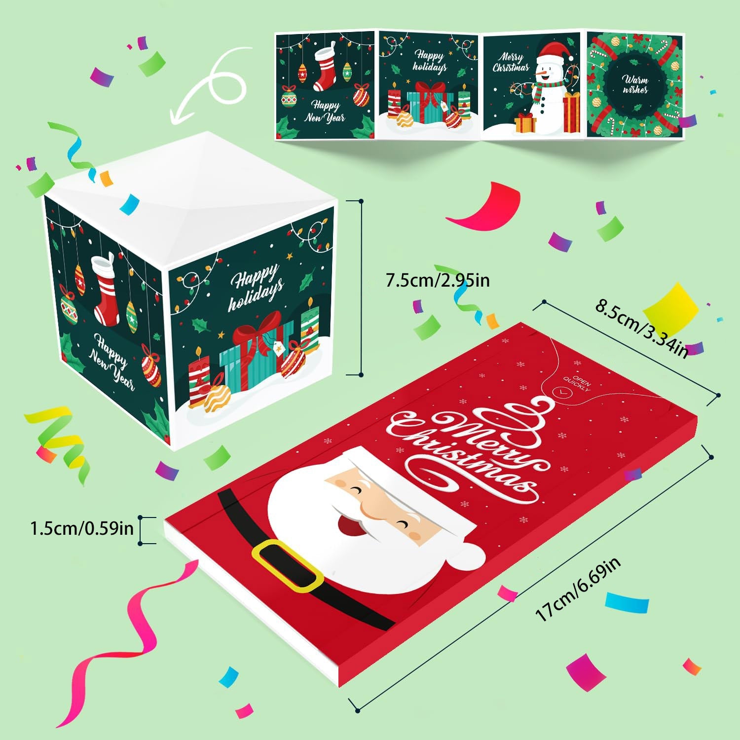 Exploding Confetti Surprise Card – Pop-Up Joy in Every Envelope