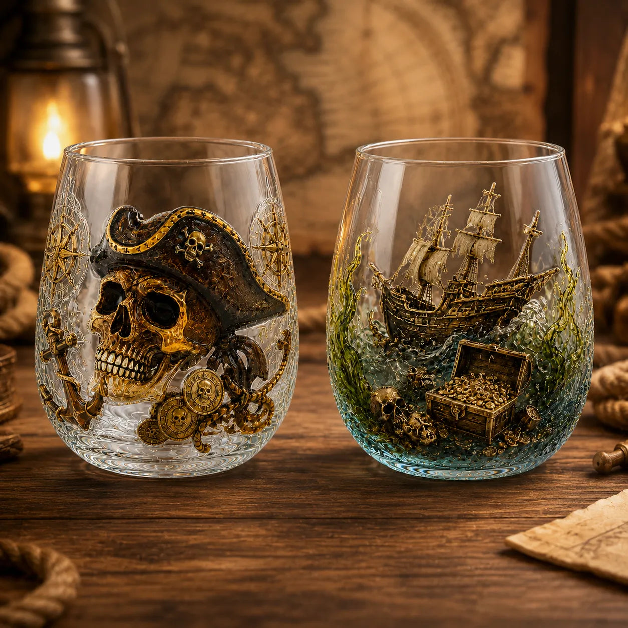 Pirate Adventure Glassware Collection