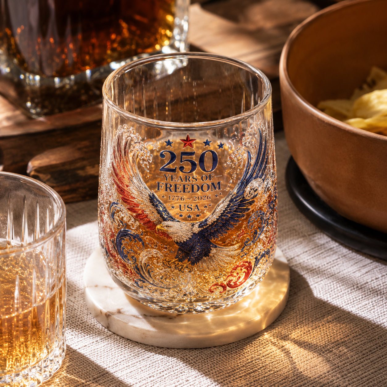 2026 USA 250Years of Freedom Eagle Glass