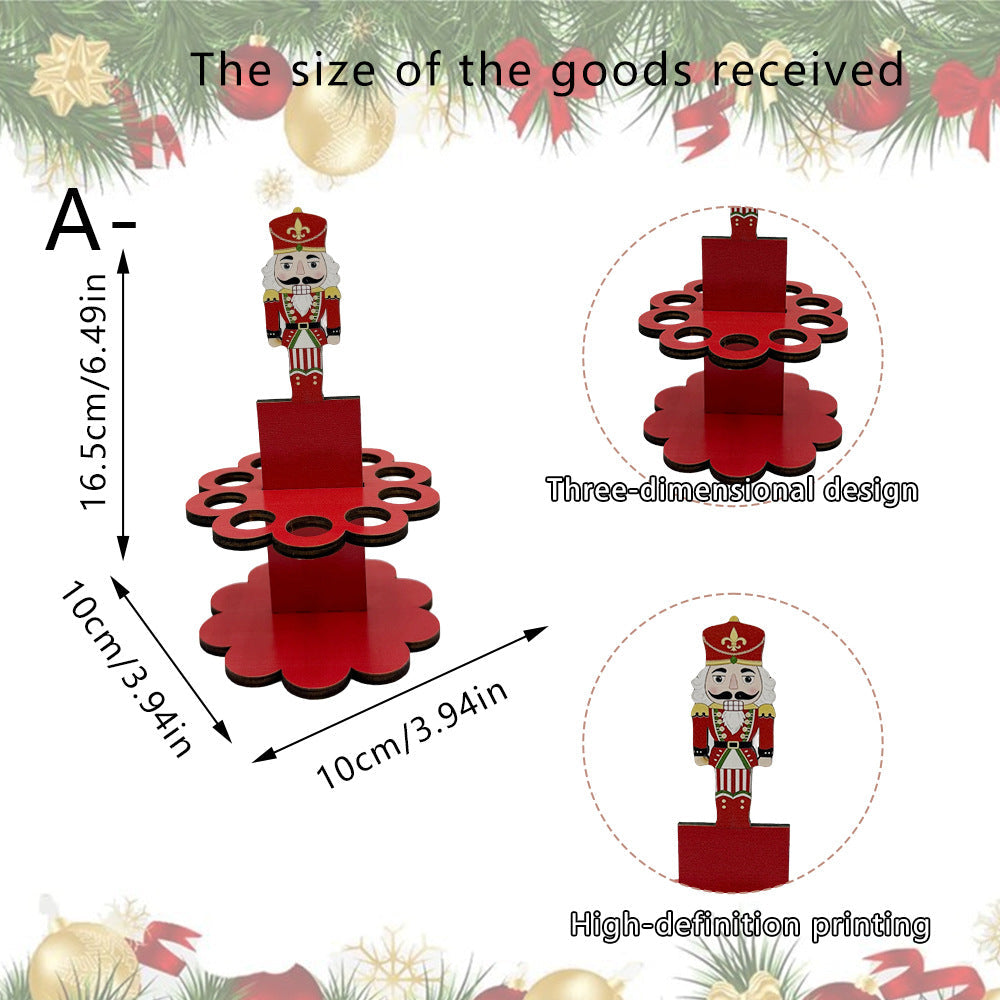 Christmas Tabletop Wooden Money Holder